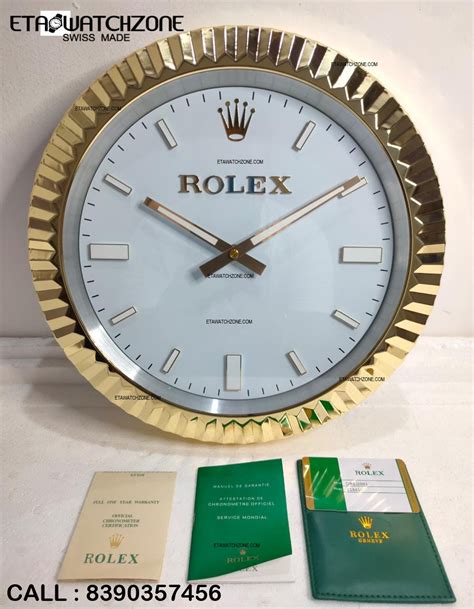 authentic rolex wall clock